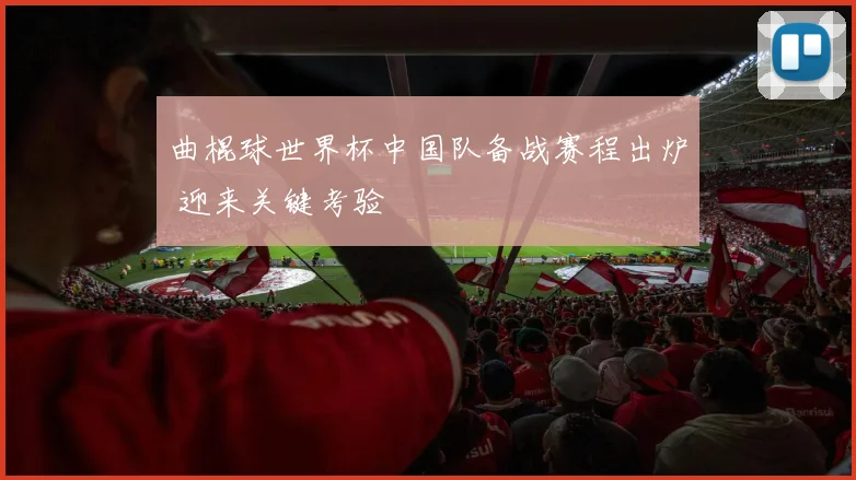 曲棍球世界杯中国队备战赛程出炉 迎来关键考验